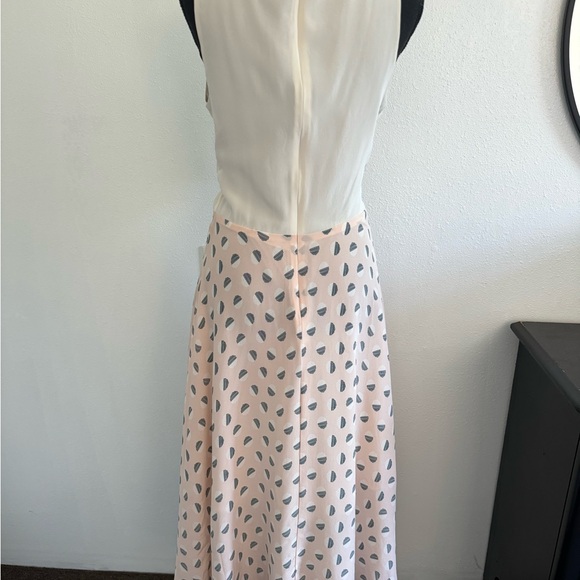 Amour Vert Silk Tie Front Dress ASO BlakeLively Preserve- Size Medium - Picture 4 of 10